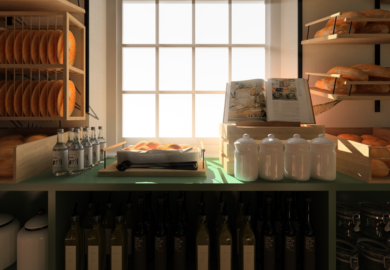 Mosé Interior Spaces • delicatessen concept in Newlands, Cape Town • detail of daily freshly baked goods and homemade preserves